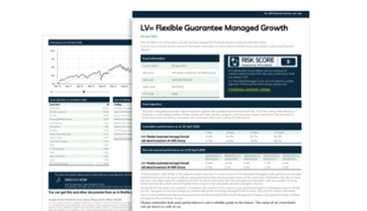 Smoothed managed funds factsheet snapshot